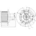 thumbnail image 1 of GPD 2311639 Blower Motor for 1986-1996 Ford F150, 1 of 3