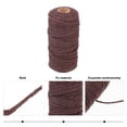 thumbnail image 3 of KAKOWELY Cordón Macramé Café De Para Proyectos Artesanales Hechos A Mano, 3 of 5