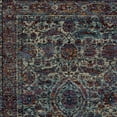 thumbnail image 4 of HomeRoots 3' X 5' Blue And Purple Oriental Power Loom Area Rug, 4 of 6