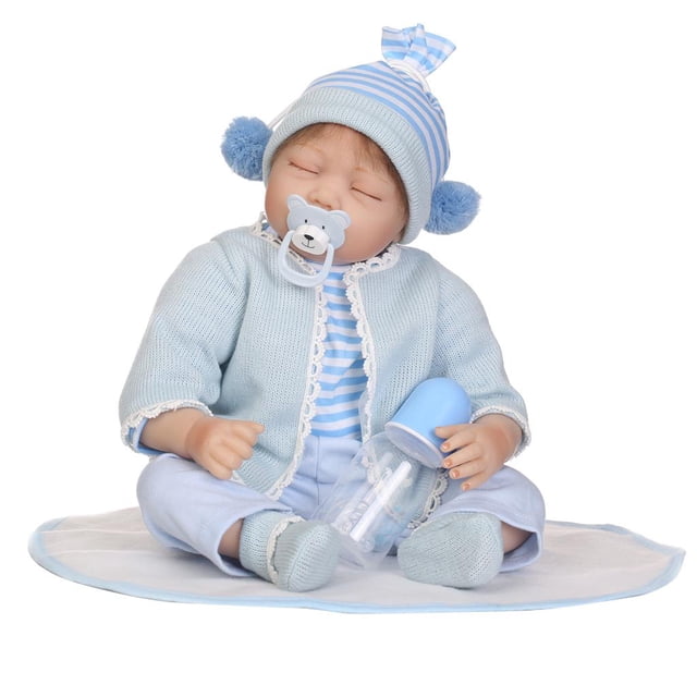 Muñecas Reborn De Silicona,Muñecas Reborn Realistas De 22 Pulgadas,Muñecas Recién Nacidas Realistas,Muñeca de simulación,Modelo de muñeca bebé,Juguetes para dormir para niños,Juguetes