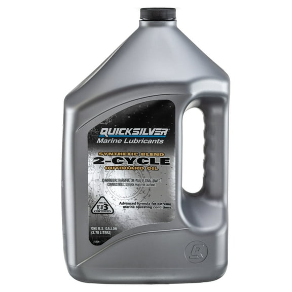 Quicksilver Premium Plus 2-Stroke Synthetic Blend Marine Oil - 1 Gallon