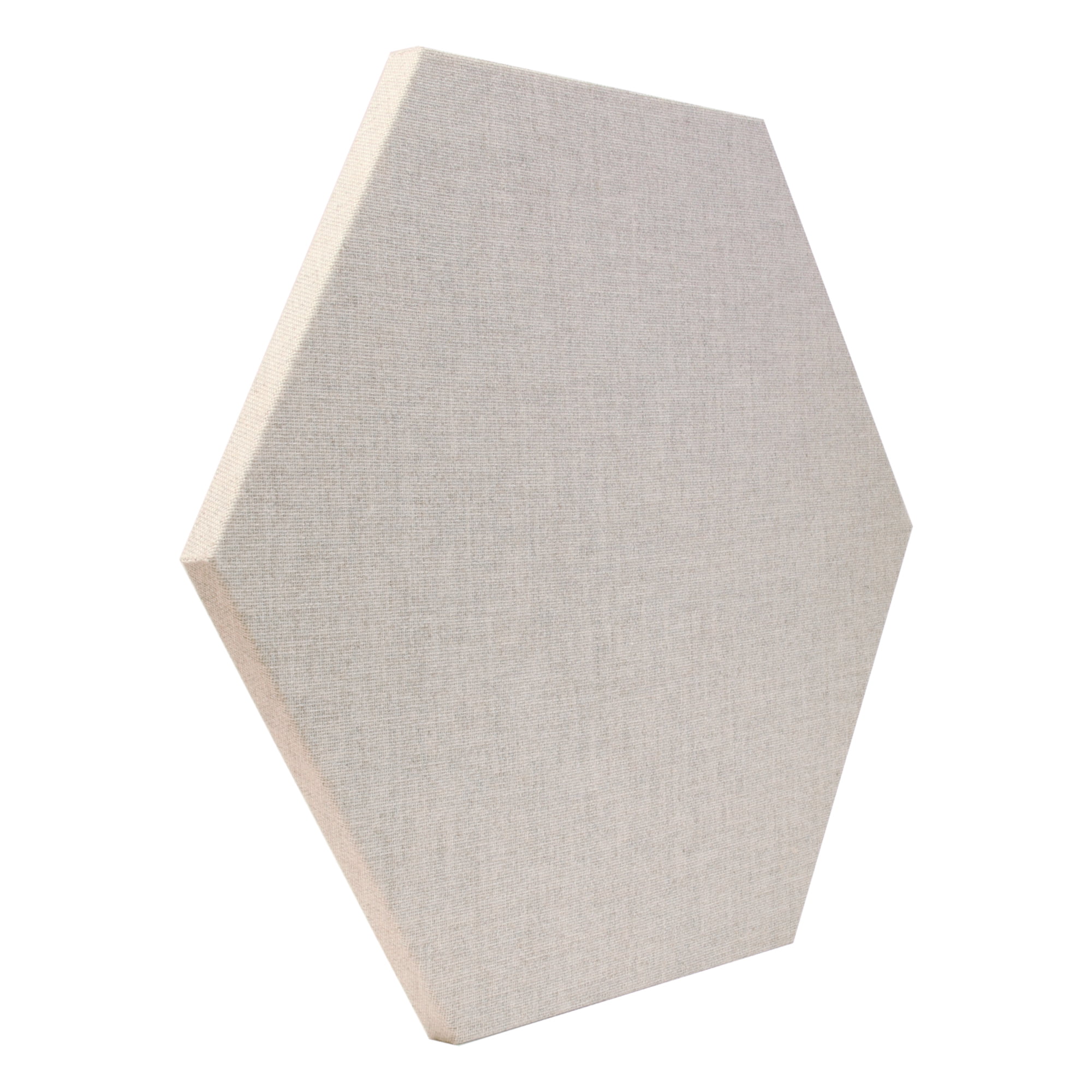 ATS Acoustics Hexagon Fire Rated Sound Absorbing Acoustic Panel 24" x 1" (Platinum)
