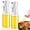 [2 Pack]Glass Oil Sprayer 7oz + 7oz, variant on AGCAN Oil Sprayer for Cooking, 2 Pack Olive Oil Mister Sprayer 200ml/7oz Plastic Olive Oil Spray Bottle for Air Fryer, BBQ, Baking, Salad