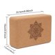 thumbnail image 2 of Bloque de corcho para yoga, ladrillos de corcho para yoga, bloque de corcho natural ecológico de 23 x 15 x 7,6 cm, bloque de madera de alta resistencia para yoga, accesorios de yoga, 2 of 9