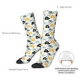 thumbnail image 6 of Honeii Cute Elephant Print Adult Socks,Crew Socks,Casual Calf Socks,Daily Wear Socks for Men & Women, Perfect for Sports, Casual and Everyday Use, 6 of 6