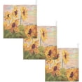 thumbnail image 7 of 5 PCS Abstract Vintage Sunflowers Baby Muslin Washcloths, Retro Flowers Plants Soft Absorbent Face Towel Burp Cloths Cotton Bath Wipes Infant Wash Cloth for Newborn Boys Girls, 7 of 7