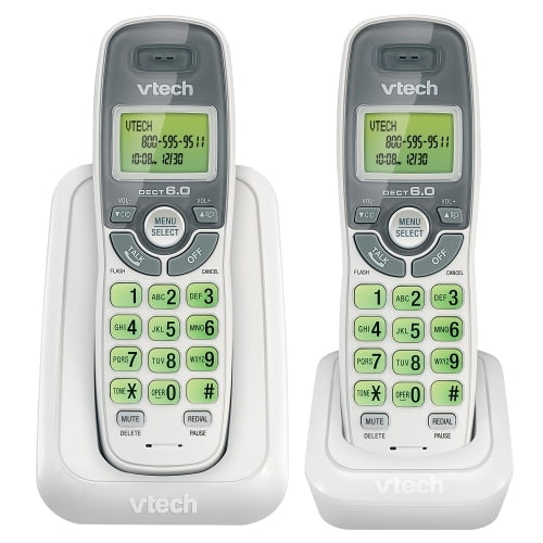 VTech Téléphone Sans Fil à 2 Combinés - Blanc