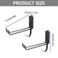 thumbnail image 5 of Zecic 2Pcs Snowboard Display Mount Rack Surfboard Wall Rack Display Stand Storage Rack, 5 of 9