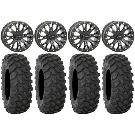 System 3 SB-4 Black (6+1/4+3) 14 Wheels 32 XTR370 Tires Can-Am Defender System 3 SB-4 Black (6+1/4+3) 14 Wheels 32 XTR370 Tires Can-Am Defender