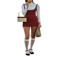 thumbnail image 2 of U-Neck Backless Bodycon Dress in Solid Color for Women‘s Summer, 2 of 9