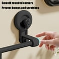 thumbnail image 6 of Strong Suction Cup Towel Rack, Drill-Free Bathroom Storage Organizer with Adjustable Hooks, Rustproof ABS Plastic Rod for Bath Towels, Space Saving Mount for Showers, 6 of 6