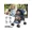 Navy Blue, variant on XX 4 Wheels Dog Stroller, Easy-Fold Puppy Cage Jogger Stroller With Sun Cover, Pad And Rear Storage Bag, Breathable And Visible Mesh Dogs & Cats