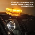 thumbnail image 3 of Xprite Red/Blue 40 LED Emergency LED Strobe Light with Magnetic Base, 3 of 8