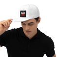 thumbnail image 7 of Flat Bill Brim Hat Adjustable Baseball Cap Polish Flag White Eagle Mens Women Snapback Trucker Hat, 7 of 7