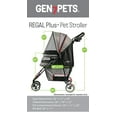 thumbnail image 5 of Gen7Pets Regal Pet Stroller, for Dogs, Raspberry Sorbet, 5 of 10