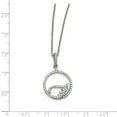 thumbnail image 4 of White Sterling Silver necklace with pendant Cubic Zirconia CZ, 4 of 4