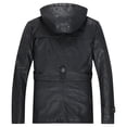 thumbnail image 3 of Men's Hoodies Zipper Long Sleeve Blouse Casual Plaid Granular T-Shirt Tops Solid Coat, 3 of 7
