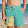 thumbnail image 2 of WAYUTE Boys Swim Trunks Elasitc Waisted Swim Shorts Soft Comfortable Bathing Suit Kids Outdoor Playwear Casual Summer Water Park, 2 of 4