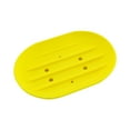thumbnail image 2 of 1PC Silicone Drip Catching Soap Dish,Soap Box and Drying Rack,Hollow Soap Plate for Kitchen and Bathroom,Soap Tray for Drip Catching,Yellow, 2 of 10