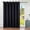Black, variant on Grey Sliding Door Curtain 96 Inch Long - Wide Room Darkening Room Divider Curtain for Bedroom Privacy Themral Insulated Grommet Separator Drape, 1 Panel, 100 X 96