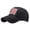 Black, variant on Womens and Mens USA Flag Embroidery Baseball Cap, Washed Vintage Cotton Unisex Dad Hat, Adjustable Casual American Flag Embroidered Cap for Daily Wear Outdoor Activities and Beach Vacation Black