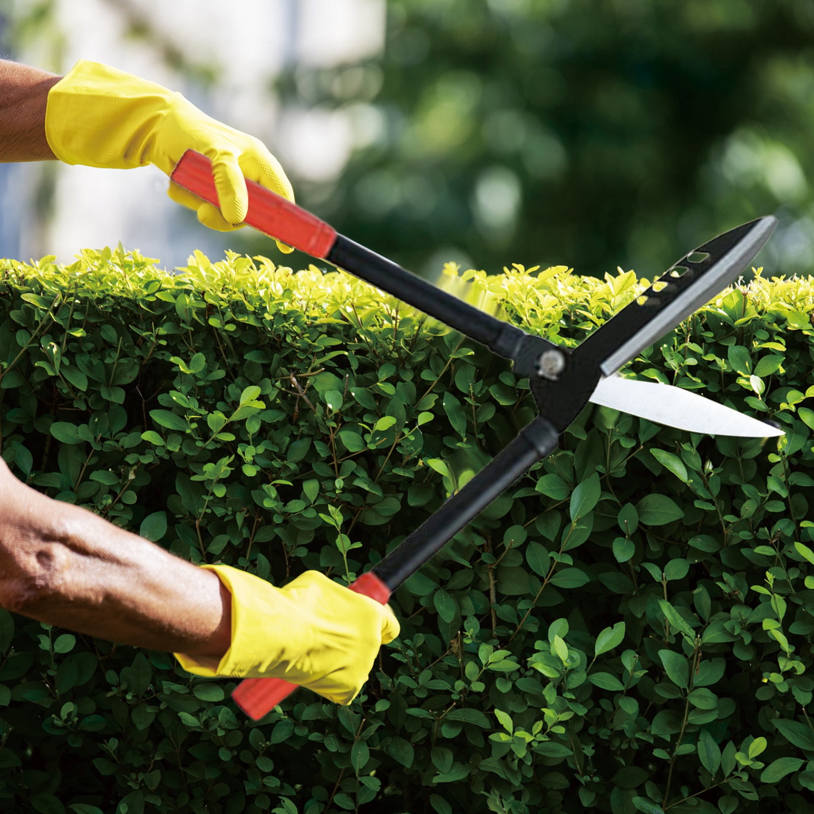 Heavy Duty Garden Pruning Shears 2 In 1 System Ergonomic Branch Cutter For Trees Shrubs Hedges Landscaping Tools