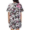 thumbnail image 3 of Saiise Sanrio Cc Pajamas Sets for Women Soft Short-Sleeved Pjs with Lounge Shorts Two Piece Sleepwear S-4XL, 3 of 7
