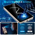 thumbnail image 2 of [3+3 Pack] Tempered Glass Screen Protector for Google Pixel 8 Pro 5G  Ultrasonic Fingerprint Unlock  HD Clear Case Friendly Scratch Resistant for Google Pixel 8 Pro Screen Protector, 2 of 7