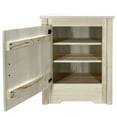 thumbnail image 4 of Homestead Collection Accent Cabinet w/ Laser Engraved Wolf Design, Left Hinged, Clear Lacquer Finish, 4 of 10