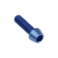 thumbnail image 5 of Wanyifa Titanium Ti Bolt M5x9 16 18 20 25 30 35 40 45 50 55 60mm Tapered Head Screws,M5x30mm,Blue,4 Pcs, 5 of 6