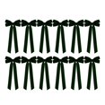 thumbnail image 1 of 12 lazos de terciopelo navideños versátiles para la puerta de entrada de la casa de campo y la escalera. Verde, 1 of 9