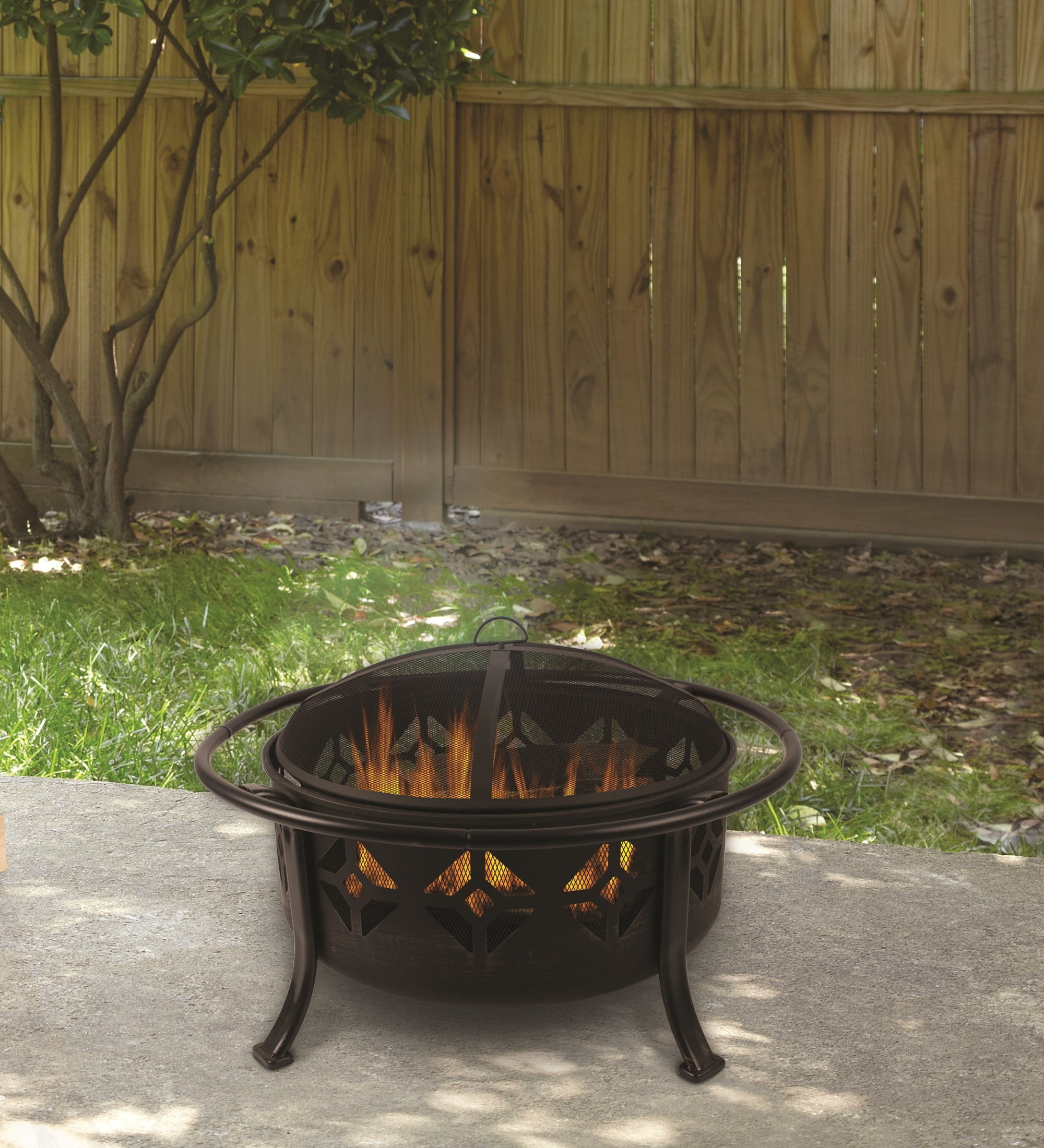 Pleasant Hearth Sunderland Deep Round Bowl Fire Pit 36 Inch Pleasant Hearth Sunderland Deep Round Bowl Fire Pit 36 Inch Com