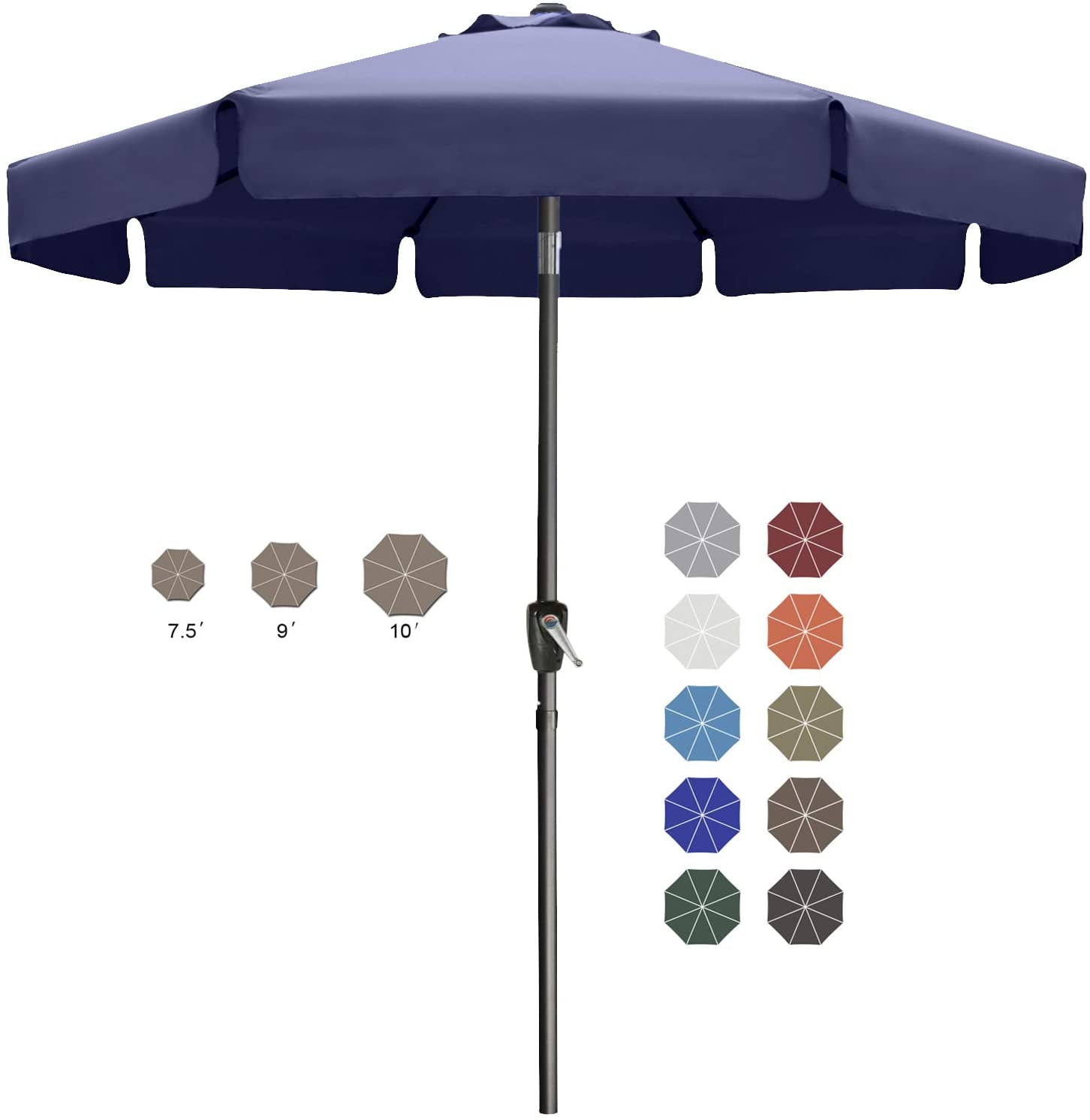 ABCCANOPY 9' Outdoor Garden Table Umbrella Patio Umbrella Market