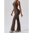 thumbnail image 3 of Biekopu Women Workout Jumpsuit, Sleeveless U Neck Backless Hollowed Solid Slim Romper Yoga Jumpsuit, 3 of 7