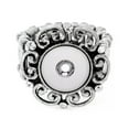 thumbnail image 5 of HOOUN DIY Chunk Charm Silver Drill Snap Ring For 12 18mm Snap Button Jewelry Gift-#01(12mm), 5 of 5