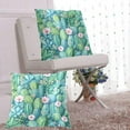 thumbnail image 6 of Beautiful Cacti and Flowers Throw Pillow Covers 18x18 Inch 2 Packs Decorative Square for Living Room Couch Bed Sofa, 6 of 6