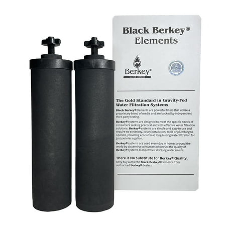 BB9-2 Black Berkey Water Filter Replacement Elements (2-Pack)