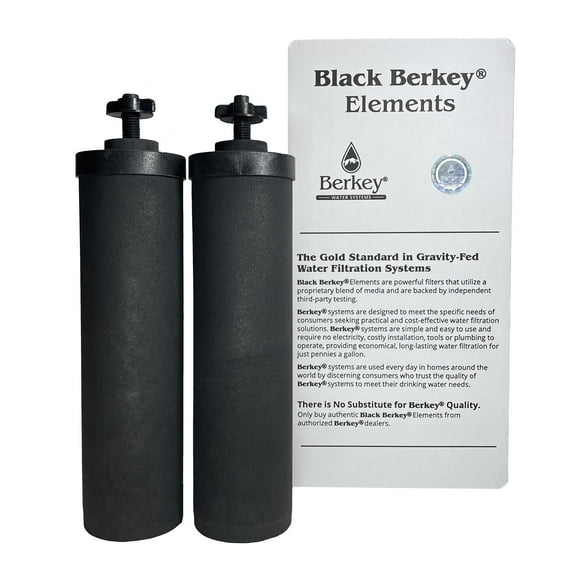 BB9-2 Black Berkey Water Filter Replacement Elements (2-Pack)