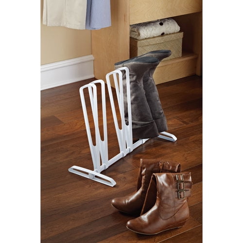 Mainstays 10Tier Rolling Shoe Rack, Silver/Black