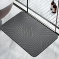 thumbnail image 6 of Diatomite Bath Mat Non-Slip Water Absorbent Fast Drying Rubber Floor Mat for Bathroom Kitchen Toilet, 6 of 6