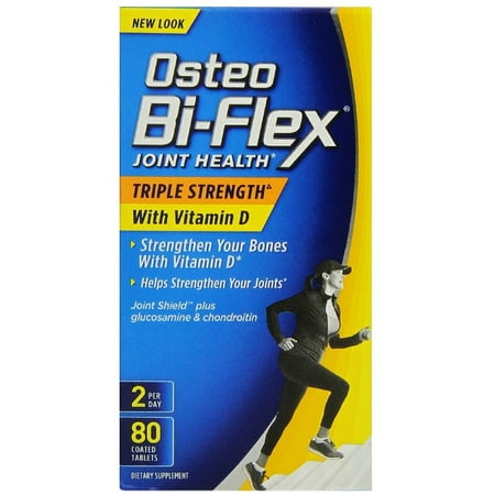 Osteo Bi-Flex Force Triple avancé avec la vitamine D3, Caplets 80 ch (pack de 3)
