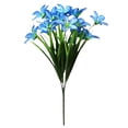 thumbnail image 2 of 1 Stem Artificial Lily Flower Faux Silk Calla Lily Single Stem for Wedding Bridal Bouquet Vase Home Table Centerpiece Decor 35cm, Clearance Blue, 2 of 9