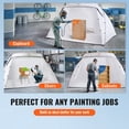 thumbnail image 4 of Cabina de pintura VEVOR portátil de 3 x 2 m con suelo y pantalla de malla, 4 of 9