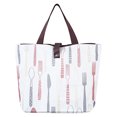 thumbnail image 5 of Tupukom Womens Bags Shopping Bags Reusable Grocery Bags with Reinforced Handles & Thick Support Bottom Home Essentials Grocery Tote Bag,Oxford cloth,D, 5 of 6