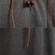thumbnail image 5 of pstuiky hombres de manga larga, Suéter informal de manga larga con cuello redondo y cordón ajustable de color liso para hombre camisetas de hombre m, 5 of 9