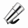 thumbnail image 1 of Cafetera de Acero inoxidable, Cafetera Elegante de 4 Tamamosos, Funciona Rápido, Disfrute de Un Café En Minutos, Cafetera compatible con Cocina Eléctrica, 1 of 7