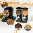 thumbnail image 5 of Mind Reader Double Cereal Dispenser for Countertop, 2 x 2L Airtight Containers, Rotating Dry Food Dispenser for Cereal, Rice, Candy, Coffee Beans, Black, 5 of 7