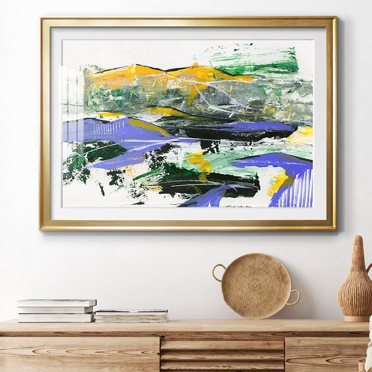 Silent Mountain III Premium Framed Print - Ready to Hang