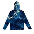 thumbnail image 3 of BRGZLK Men Sun Jacket Summer Fashion Print Long Sleeve Lightweight Breathable Sun Protection Hooded Top with Face Cover D M, 3 of 5