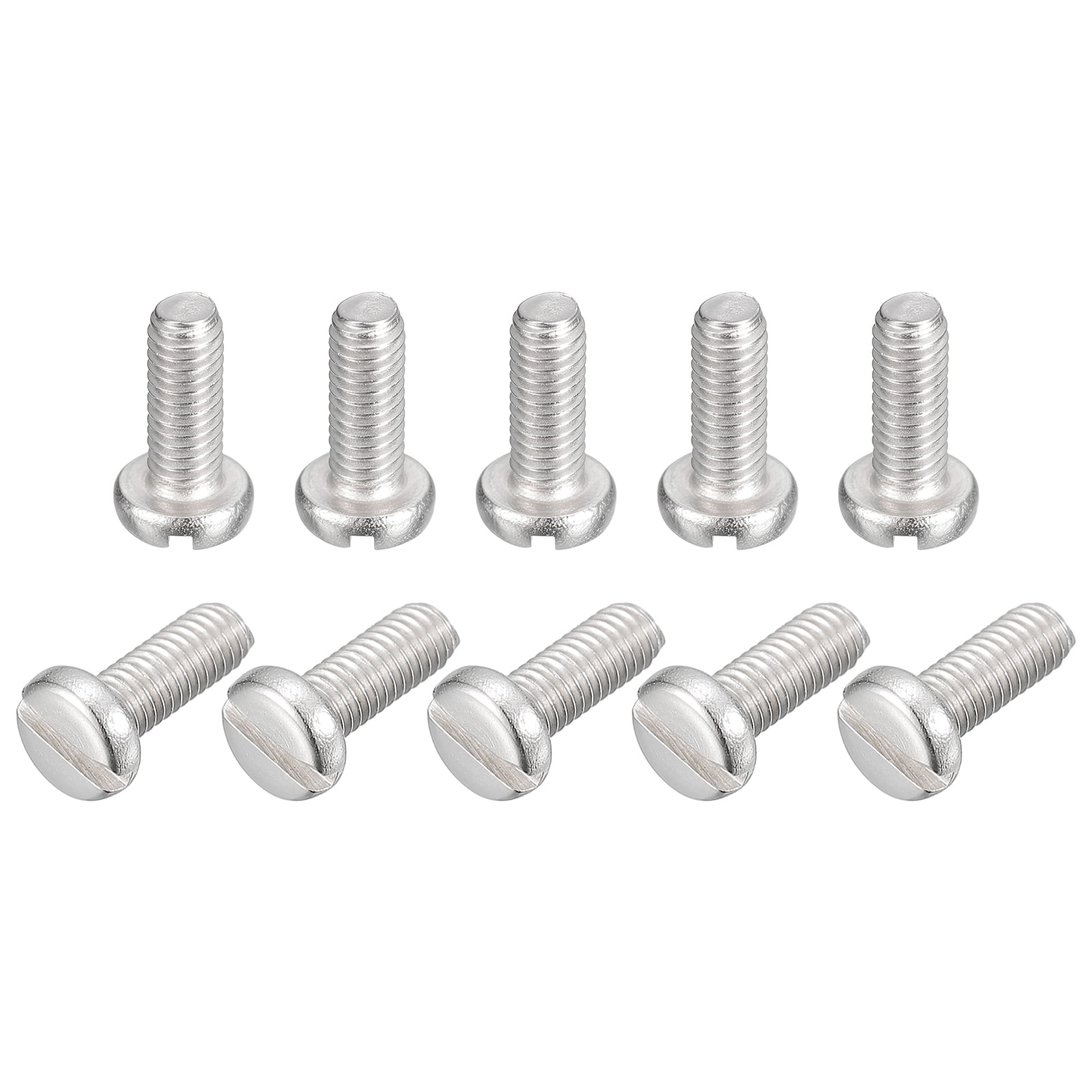 Vis à Bois Tête Ovale Fendue – #8 X 3/4″, Inox 18-8, Lot De 50 – Fastenere